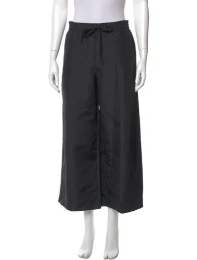 Pre-owned Dorothee Schumacher Wide Leg Pants In Black