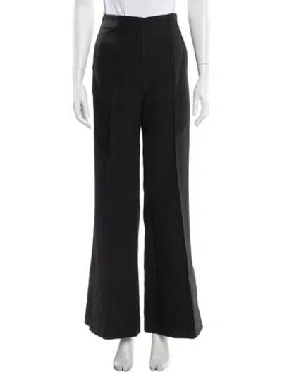 Pre-owned Dorothee Schumacher Wide Leg Pants In Black