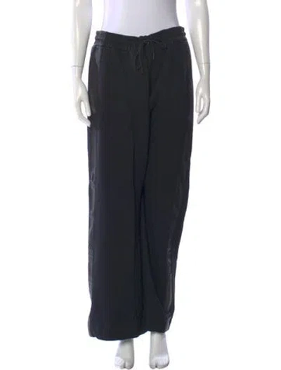 Pre-owned Dorothee Schumacher Wide Leg Pants In Black