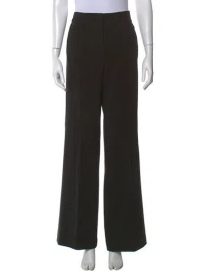 Pre-owned Dorothee Schumacher Wide Leg Pants In Black