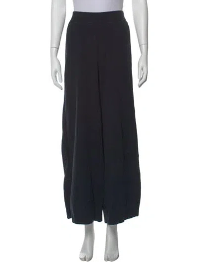 Pre-owned Dorothee Schumacher Wide Leg Pants In Black