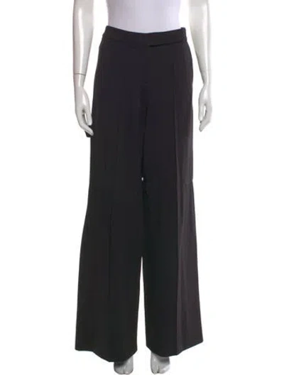 Pre-owned Dorothee Schumacher Wide Leg Pants In Black