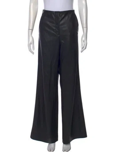 Pre-owned Dorothee Schumacher Wide Leg Pants In Black
