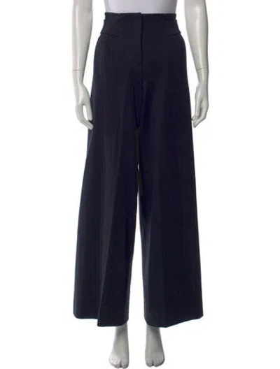 Pre-owned Dorothee Schumacher Wide Leg Pants In Blue