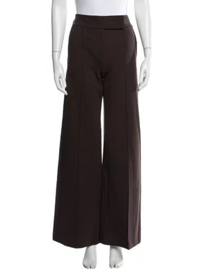 Pre-owned Dorothee Schumacher Wide Leg Pants In Brown