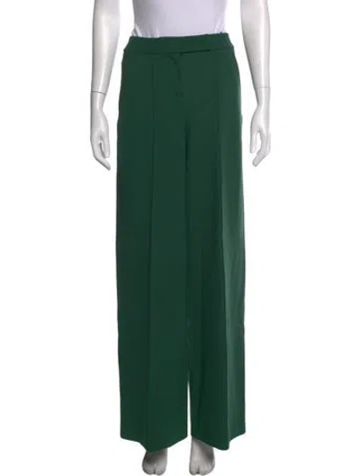 Pre-owned Dorothee Schumacher Wide Leg Pants In Green