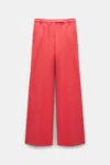 DOROTHEE SCHUMACHER WIDE LEG PANTS IN PUNTO MILANO WITH WESTERN DETAILS