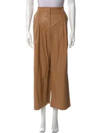 Pre-owned Dorothee Schumacher Wide Leg Pants In Neutral
