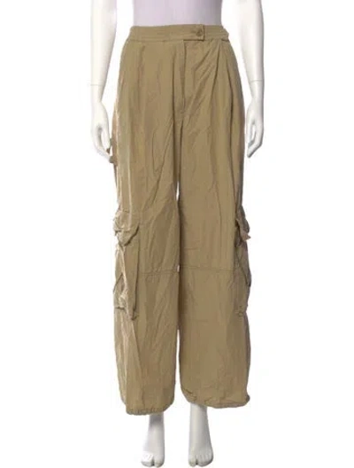 Pre-owned Dorothee Schumacher Wide Leg Pants In Neutral