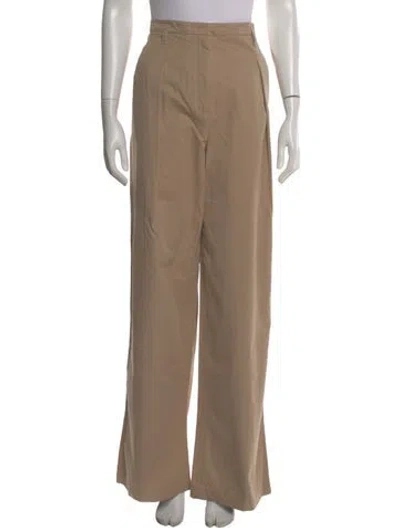 Pre-owned Dorothee Schumacher Wide Leg Pants In Neutral