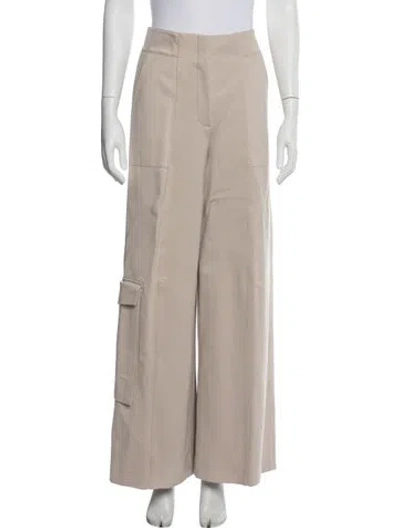 Pre-owned Dorothee Schumacher Wide Leg Pants In Neutral