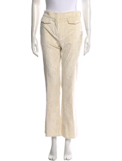 Pre-owned Dorothee Schumacher Wide Leg Pants In Neutral