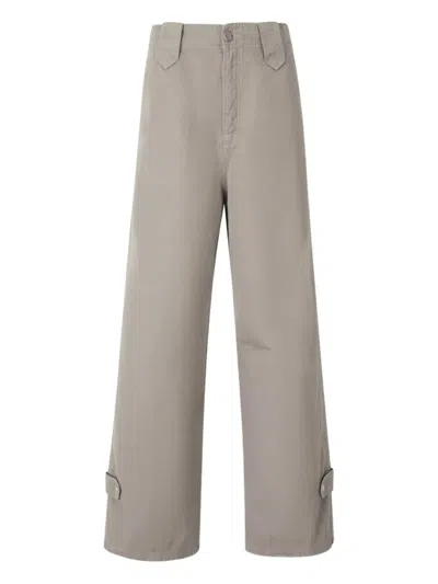 Dorothee Schumacher Wide-leg Utility Trousers In Military Green