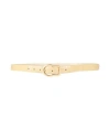 Dorothee Schumacher Woman Belt Beige Size 30 Leather In Neutral