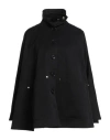 Dorothee Schumacher Woman Cape Black Size 2 Cotton In Black