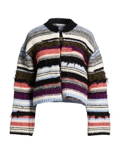 Dorothee Schumacher Woman Cardigan Black Size 1 Wool, Polyamide, Mohair Wool, Cashmere