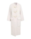 Dorothee Schumacher Woman Coat Light Grey Size 3 Mohair Wool, Wool, Polyamide