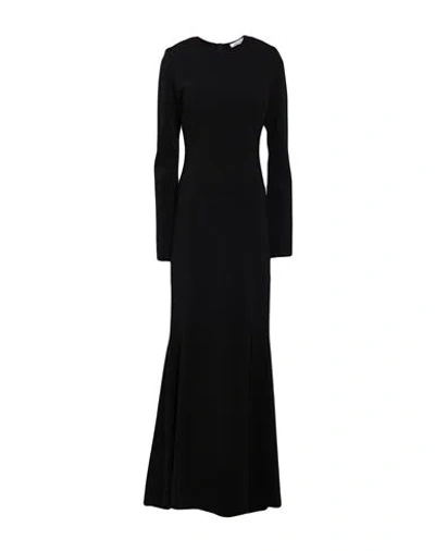 Dorothee Schumacher Woman Maxi Dress Black Size 3 Viscose, Polyamide, Elastane