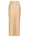 Dorothee Schumacher Woman Maxi Skirt Sand Size 4 Viscose, Hemp, Cotton In Nude