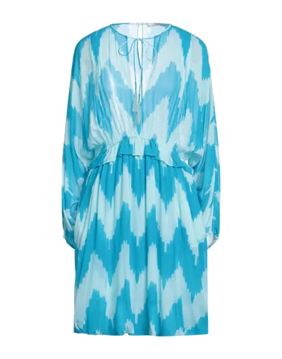Dorothee Schumacher Short Dresses In Blue