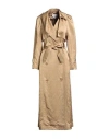Dorothee Schumacher Woman Overcoat & Trench Coat Sand Size 4 Viscose, Hemp, Cotton In Gray