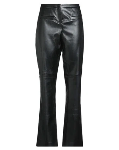 Dorothee Schumacher Woman Pants Black Size 4 Polyurethane, Polyester