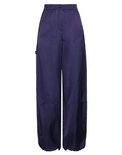 Dorothee Schumacher Woman Pants Plum Size 0 Viscose, Hemp, Cotton In Purple