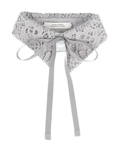 Dorothee Schumacher Woman Scarf Grey Size 2 Silk