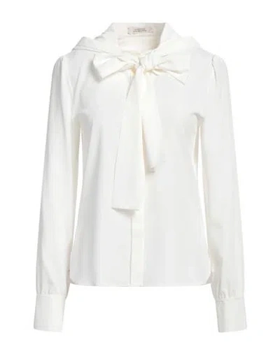 Dorothee Schumacher Woman Shirt Ivory Size 2 Acetate, Silk, Elastane