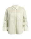 Dorothee Schumacher Woman Shirt Light Green Size 3 Cotton