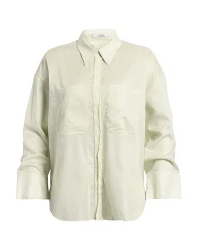 Dorothee Schumacher Woman Shirt Light Green Size 3 Cotton