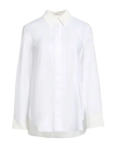Dorothee Schumacher Woman Shirt White Size 1 Cotton, Elastane, Silk