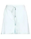 Dorothee Schumacher Woman Shorts & Bermuda Shorts Sky Blue Size 3 Cotton In Blue