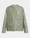 Dorothee Schumacher Women's Cozy Coolness Jacket In Medium Green In Multi