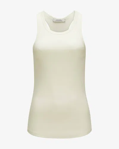 Dorothee Schumacher Women's Ribbed Seduction Top In Camella White In Multi