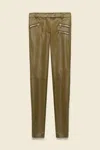 Dorothee Schumacher Women's Sleek Comfort Pants In Dark Olive Green In Multi