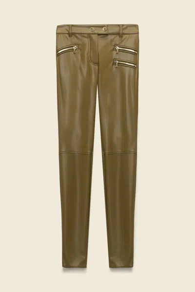 Dorothee Schumacher Women's Sleek Comfort Pants In Dark Olive Green In Multi