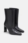 Dorothee Schumacher Chic Sophistication Leather Ankle Boots In Black