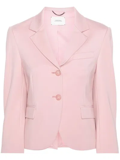 Dorothee Schumacher Wool-blend Blazer In Pink
