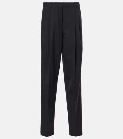 Dorothee Schumacher Wool-blend Straight Pants In Black