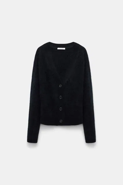 Dorothee Schumacher Wool-cashmere V-neck Cardigan In Black