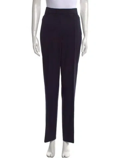 Pre-owned Dorothee Schumacher Wool Wide Leg Pants In Blue