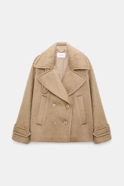 Dorothee Schumacher Wool-mohair Jacket In Brown