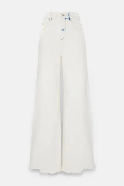 Dorothee Schumacher Xl Wide Leg Jeans In White