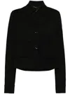 Dorothee Schumacher Yoke-detail Shirt Jacket In Black