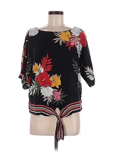 Pre-owned Dorothy Perkins 3/4 Sleeve Blouse In Black