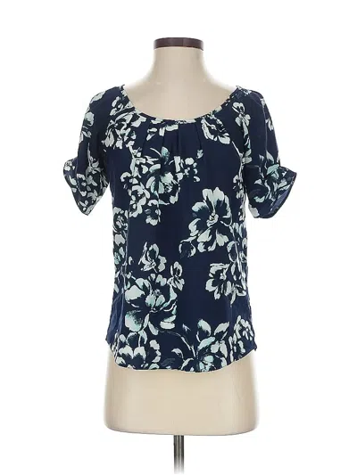 Pre-owned Dorothy Perkins Short Sleeve Blouse In Blue
