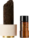 D'orsay Off-white & Brown Sophie Dries Edition Olfactory Column Diffuser In Travertin