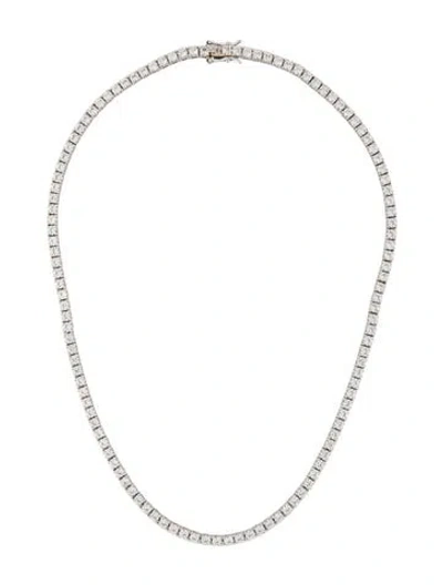 Pre-owned Dorsey 12.60ctw Synthetic Sapphire Kate Riviera Necklace, 16" In Multicolor