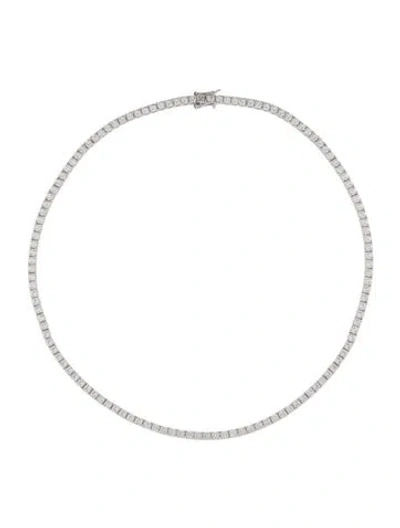 Pre-owned Dorsey 14.97ctw Syntenic Sapphire Moss Riviere Necklace, 16" In Multi